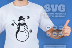 Snowman SVG Bundle for Winter Fun - CraftNest - Digital Crafting and Art