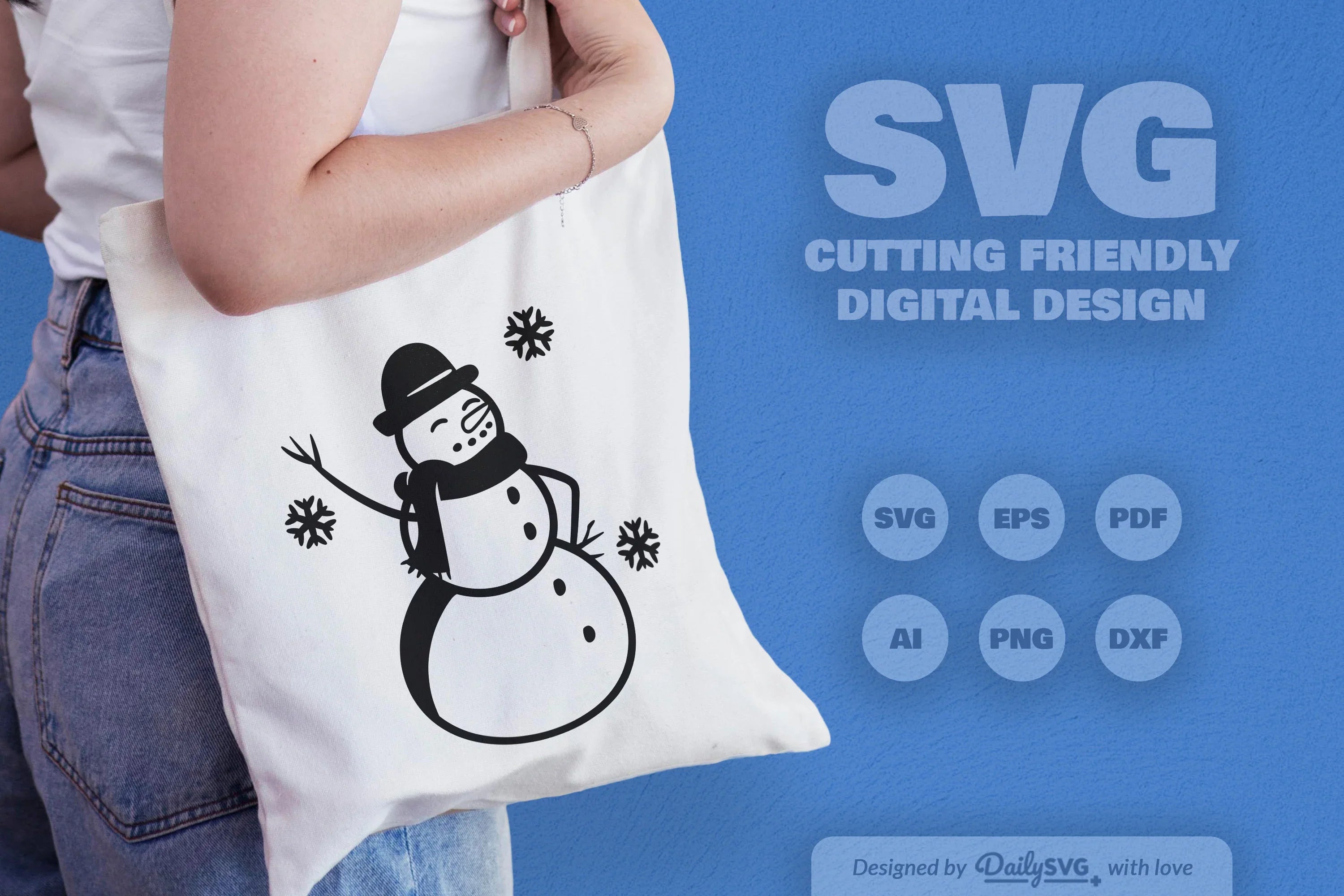 Snowman SVG Bundle for Winter Fun - CraftNest - Digital Crafting and Art