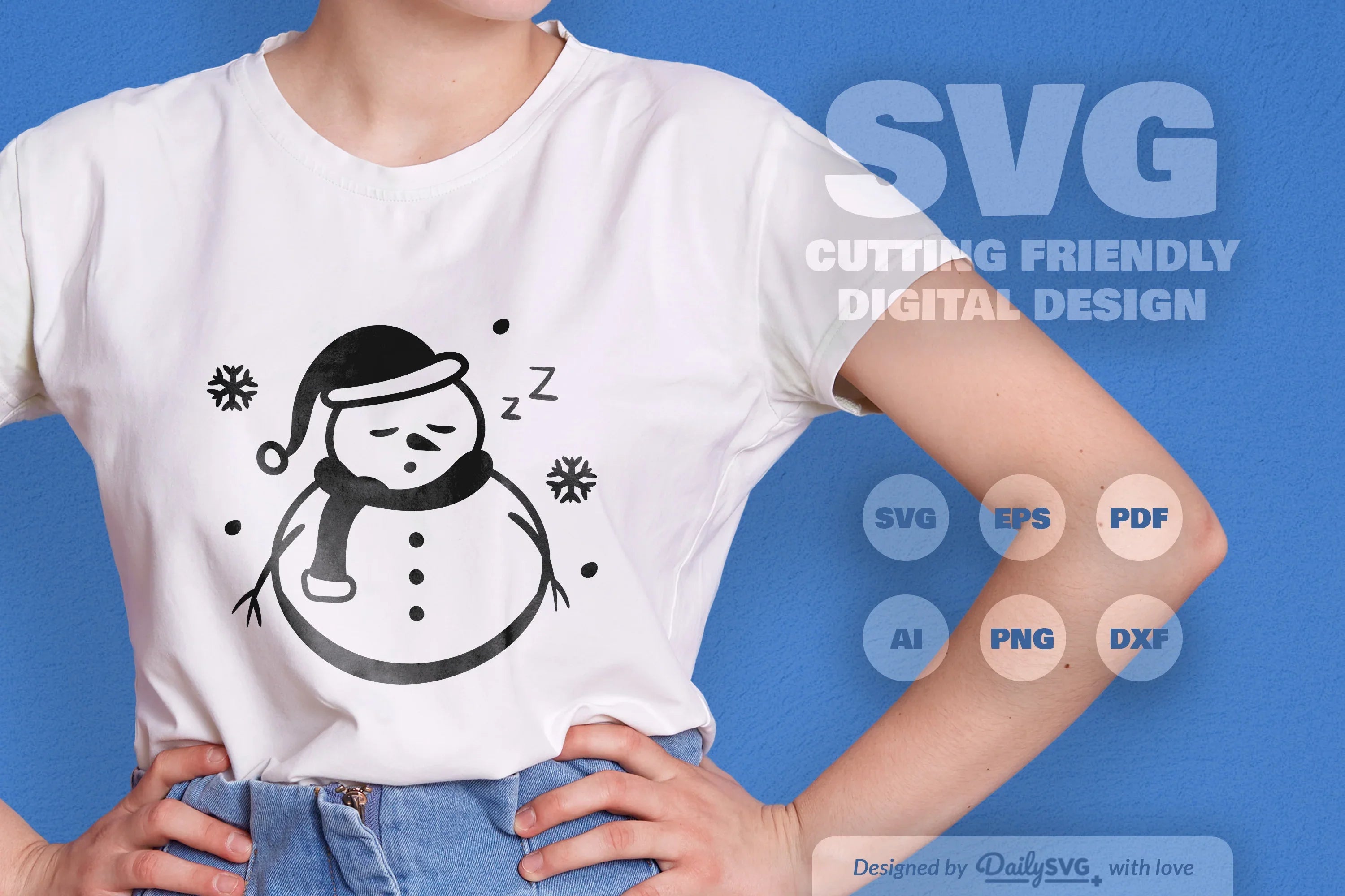 Snowman SVG Bundle for Winter Crafts - CraftNest - Digital Crafting and Art