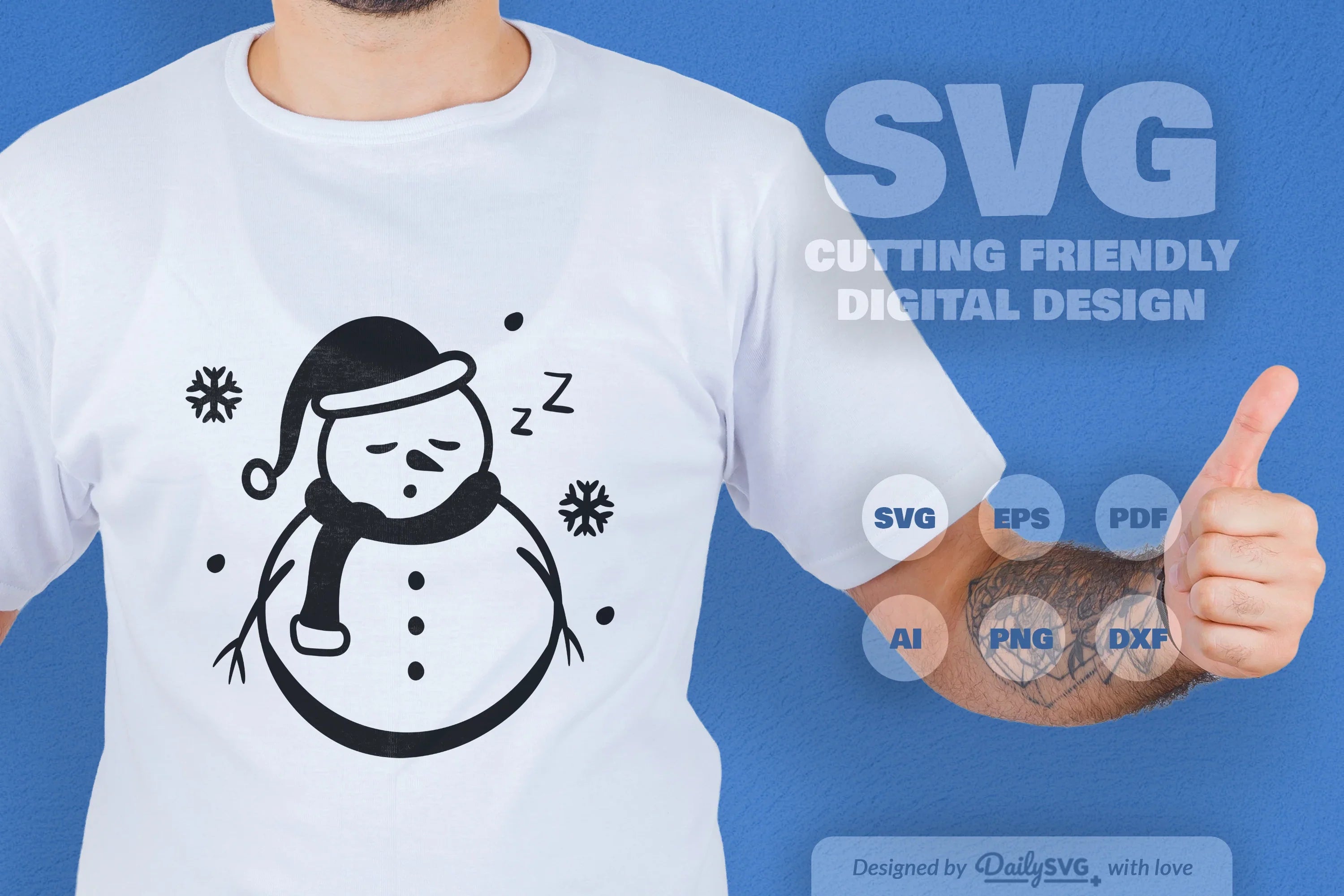 Snowman SVG Bundle for Winter Crafts - CraftNest - Digital Crafting and Art