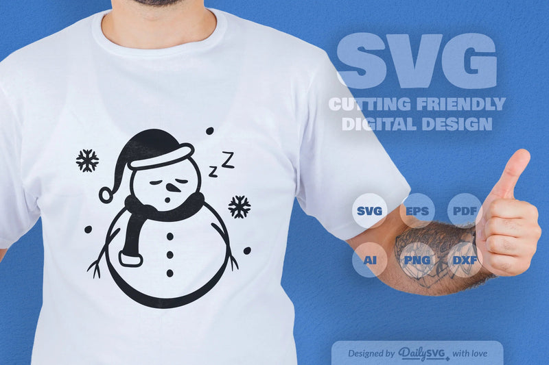 Snowman SVG Bundle for Winter Crafts - CraftNest - Digital Crafting and Art