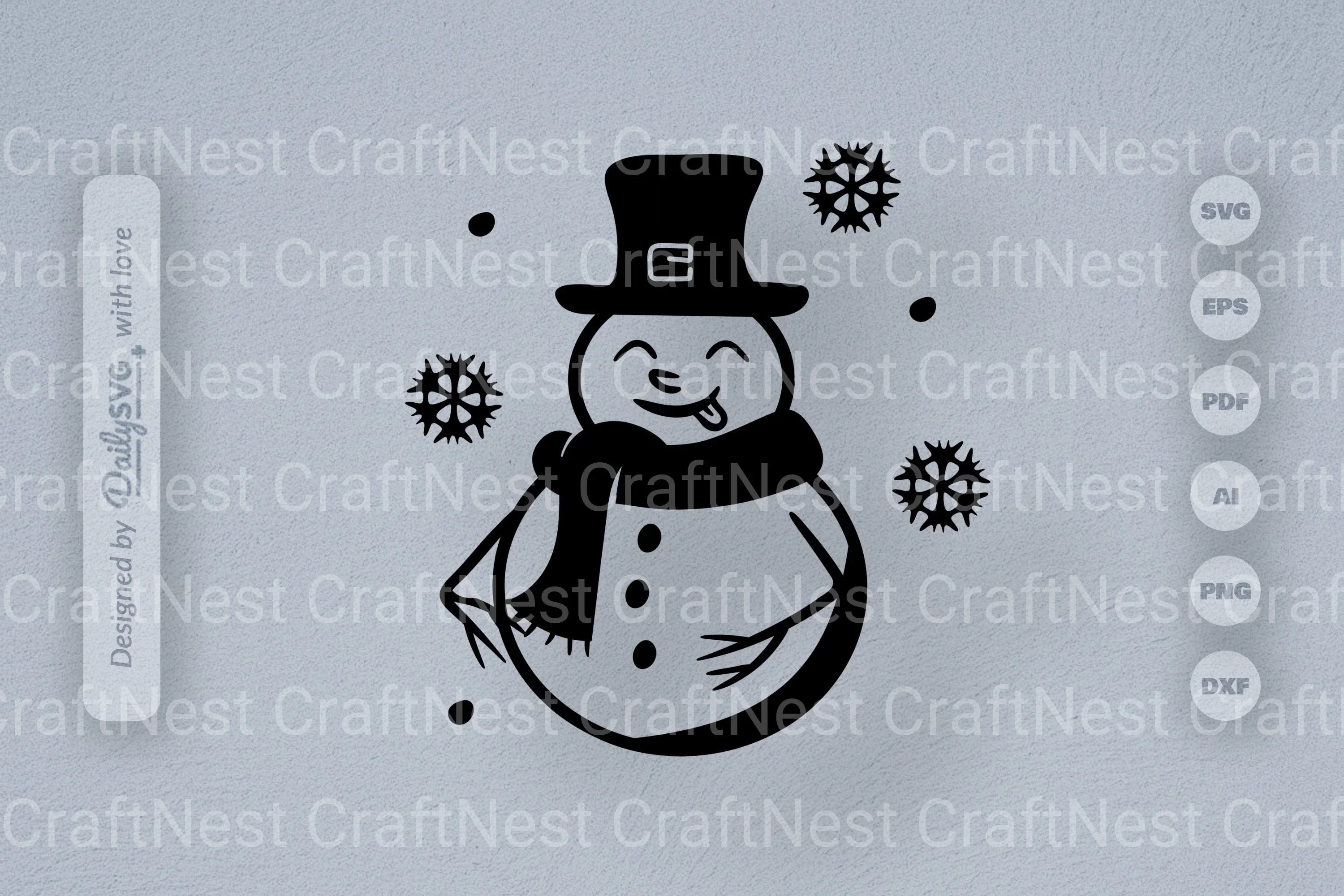 Snowman SVG Bundle for Winter Decor