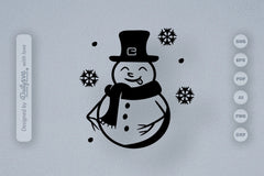 Snowman SVG Bundle for Winter Decor - CraftNest - Digital Crafting and Art