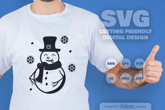 Snowman SVG Bundle for Winter Decor - CraftNest - Digital Crafting and Art