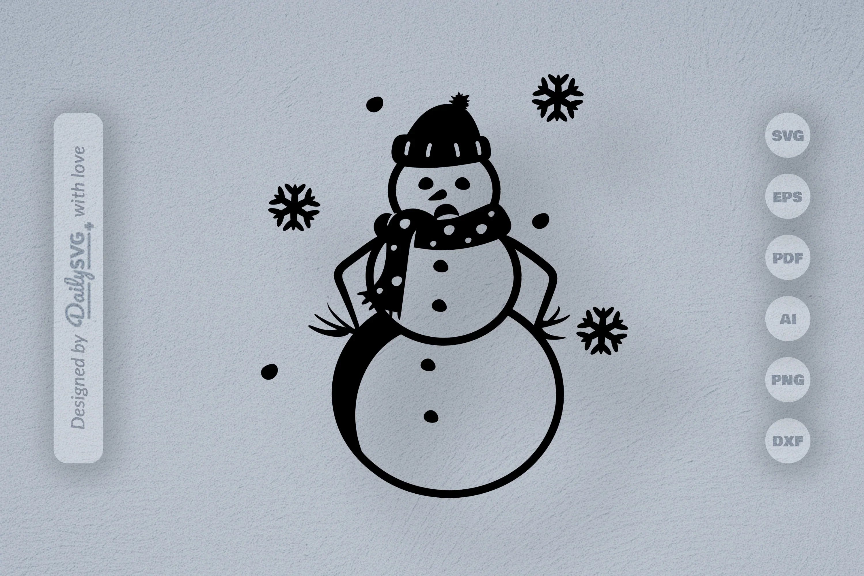 Snowman SVG Bundle for Winter Fun 2 - CraftNest - Digital Crafting and Art