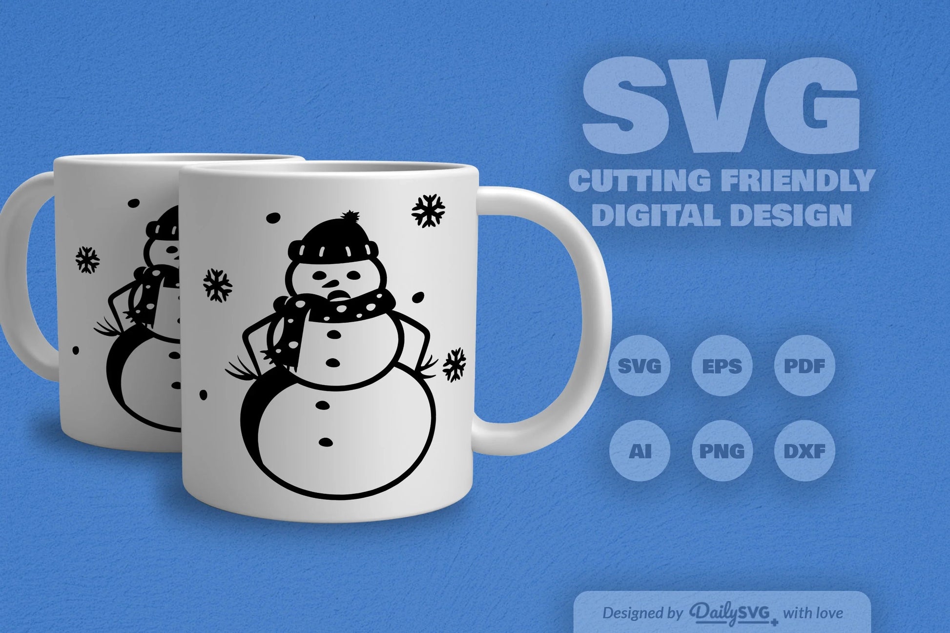 Snowman SVG Bundle for Winter Fun 2 - CraftNest - Digital Crafting and Art
