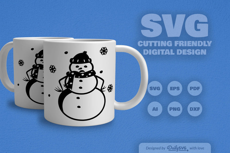 Snowman SVG Bundle for Winter Fun 2 - CraftNest - Digital Crafting and Art