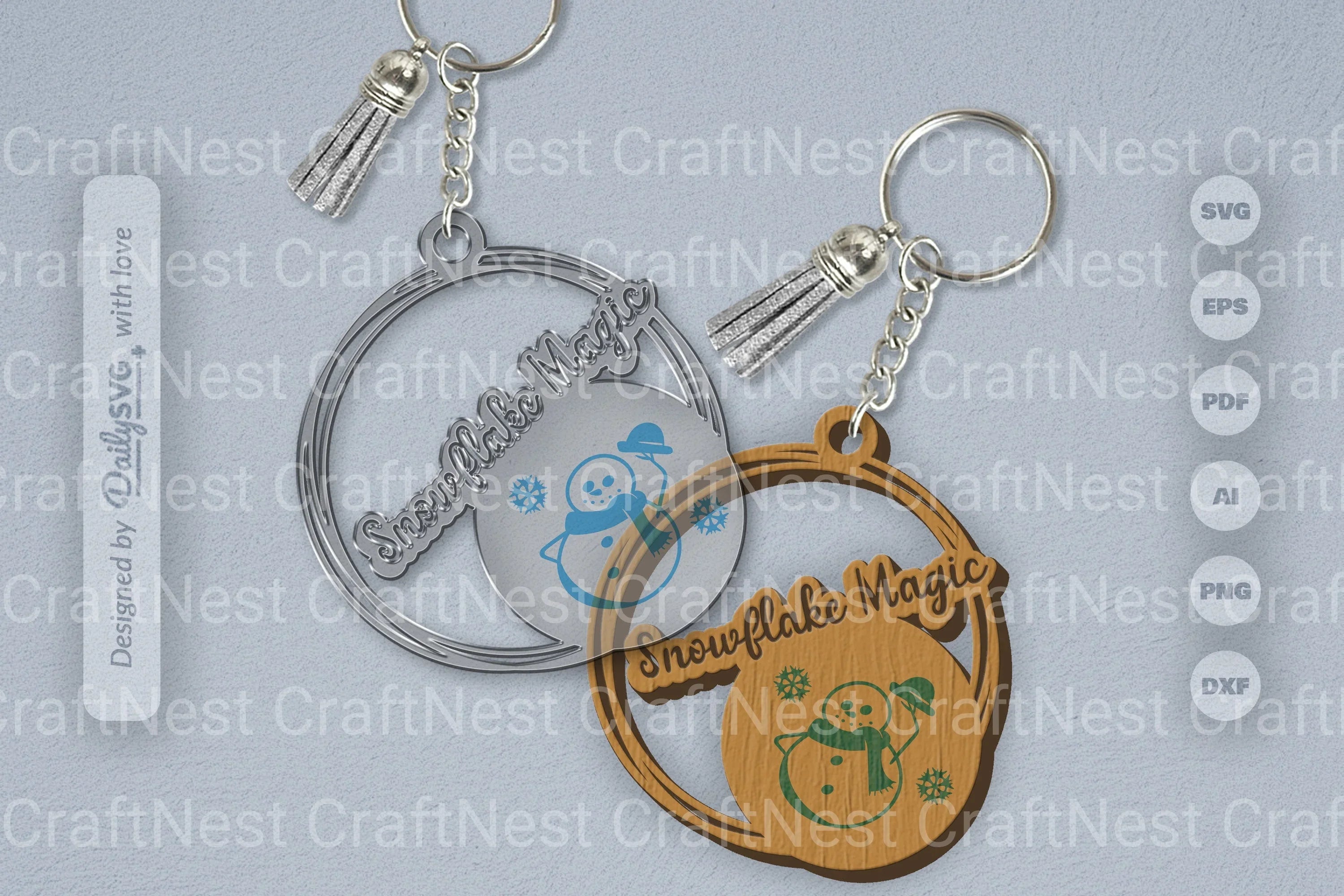 Snowman Winter Quote SVG Bundle SVGs