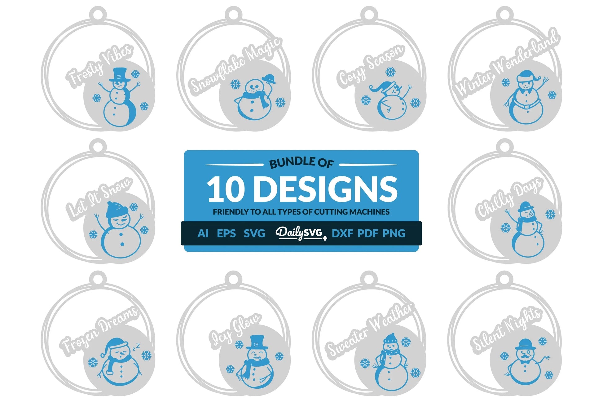 Snowman Winter Quote Keychain Clipart - CraftNest - Digital Crafting and Art