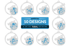 Snowman Winter Quote Keychain Clipart - CraftNest - Digital Crafting and Art