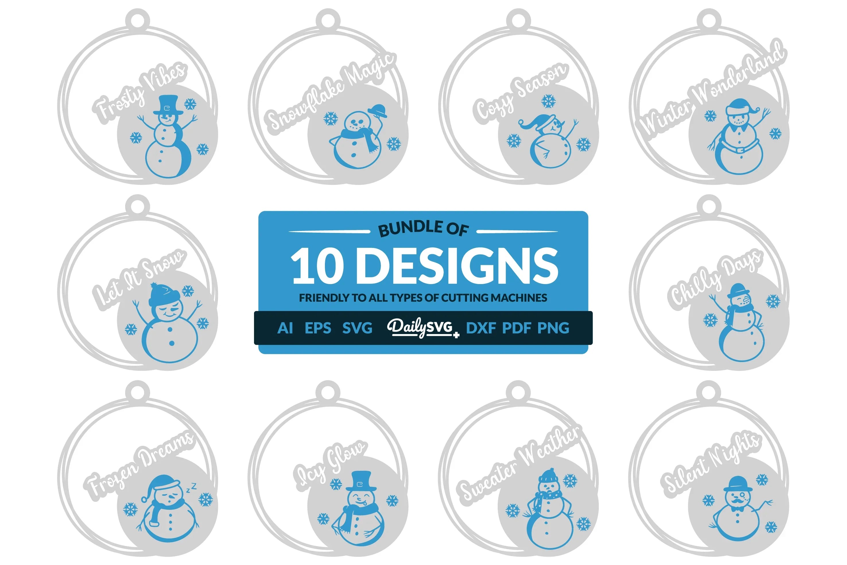 Snowman Winter Quote Keychain Clipart - CraftNest - Digital Crafting and Art