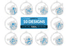 Snowman Winter Quote Keychain Clipart