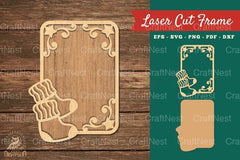 Sock Laser Cut Frame SVG Bundle - CraftNest - Digital Crafting and Art