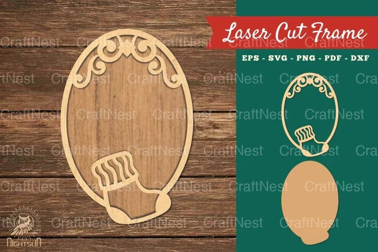 Sock Laser Cut Frame SVG Bundle - CraftNest - Digital Crafting and Art