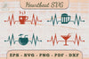 Soft Drinks Heartbeat SVG Bundle