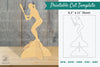 Softball Printable Cut Template Clipart Bundle