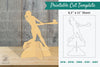 Softball Printable Cut Template Clipart Bundle
