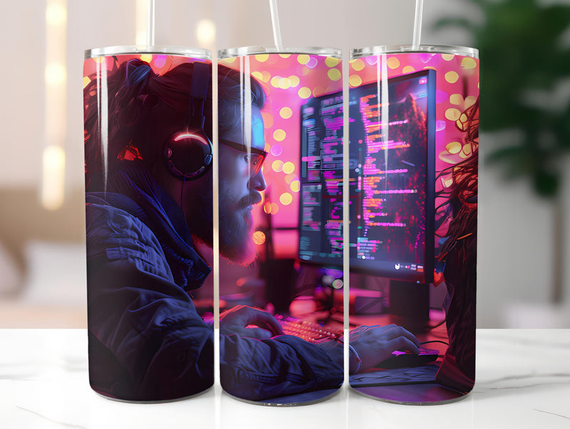 Software Developer 3 Tumbler Wrap - CraftNest - Digital Crafting and Art