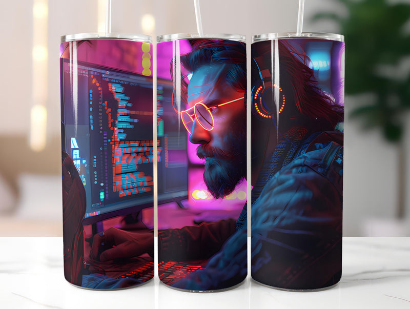 Software Developer 2 Tumbler Wrap - CraftNest - Digital Crafting and Art