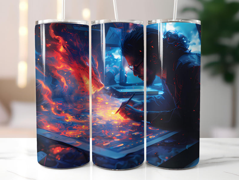 Software Developer 5 Tumbler Wrap - CraftNest - Digital Crafting and Art