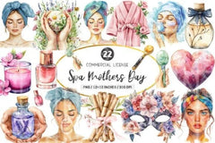 Mother's Day Spa Clipart Bundle - CraftNest - Digital Crafting and Art