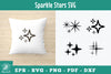 Sparkle Stars Silhouette Clipart Bundle