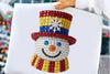Sparkling Crystal Christmas Snowman Clipart Bundle