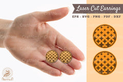 Sparkling Stars Laser Cut Earrings Design Bundle - CraftNest - Digital Crafting and Art
