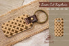 Sparkling Stars Laser Cut Keychain Design Bundle
