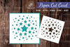 Parkling Stars Papercut Card SVG Design Bundle