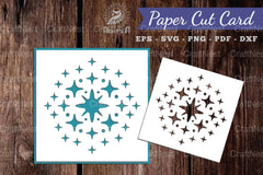 Parkling Stars Papercut Card SVG Design Bundle - CraftNest - Digital Crafting and Art