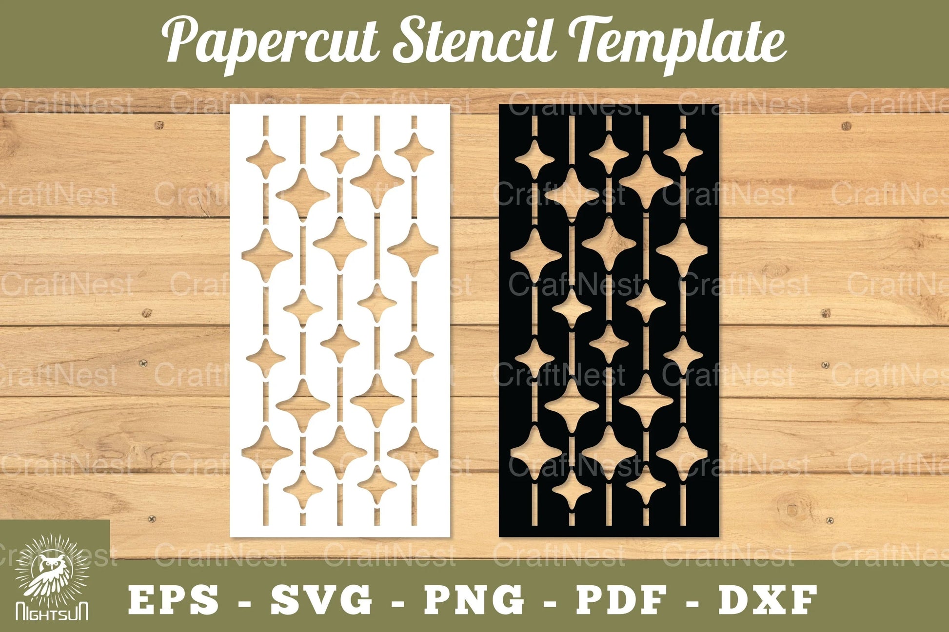 Sparkling Stars Papercut Stencil Clipart Bundle - CraftNest - Digital Crafting and Art