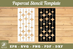 Sparkling Stars Papercut Stencil Clipart Bundle - CraftNest - Digital Crafting and Art