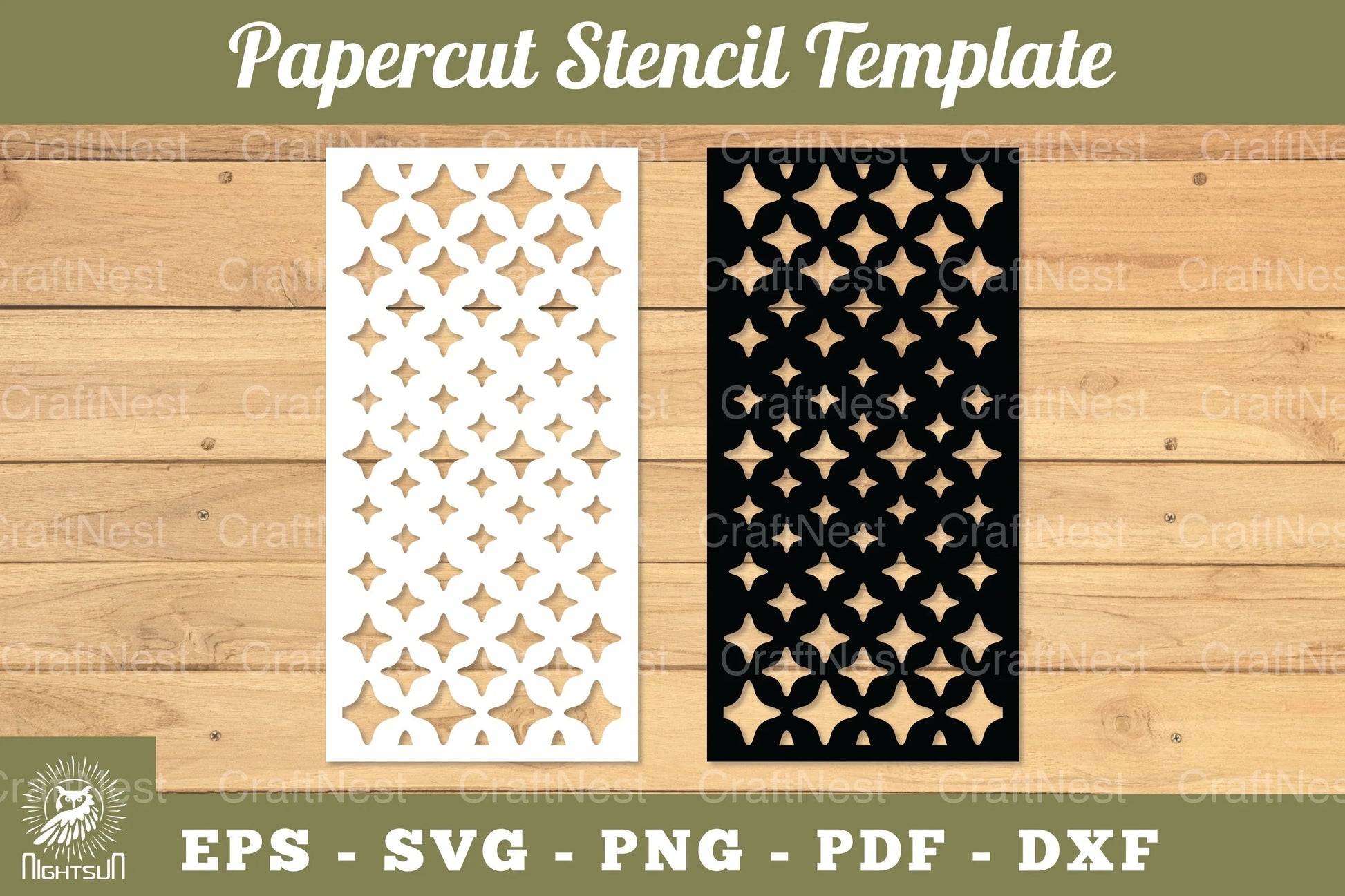 Sparkling Stars Papercut Stencil Clipart Bundle - CraftNest - Digital Crafting and Art