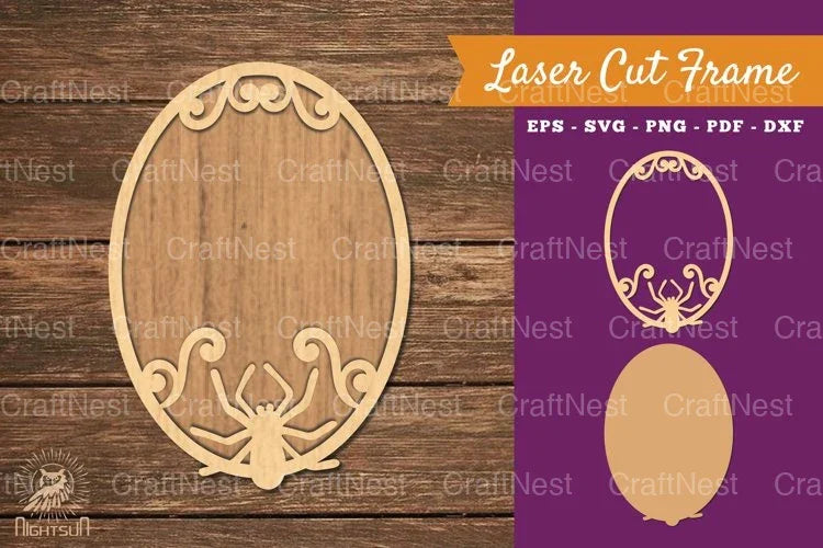 Spider Laser Cut Frame Clipart Bundle - CraftNest - Digital Crafting and Art