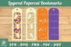 Spider Layered Papercut Bookmarks Clipart Bundle
