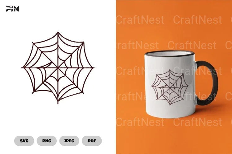 Spider Web Halloween SVG Bundle - CraftNest - Digital Crafting and Art