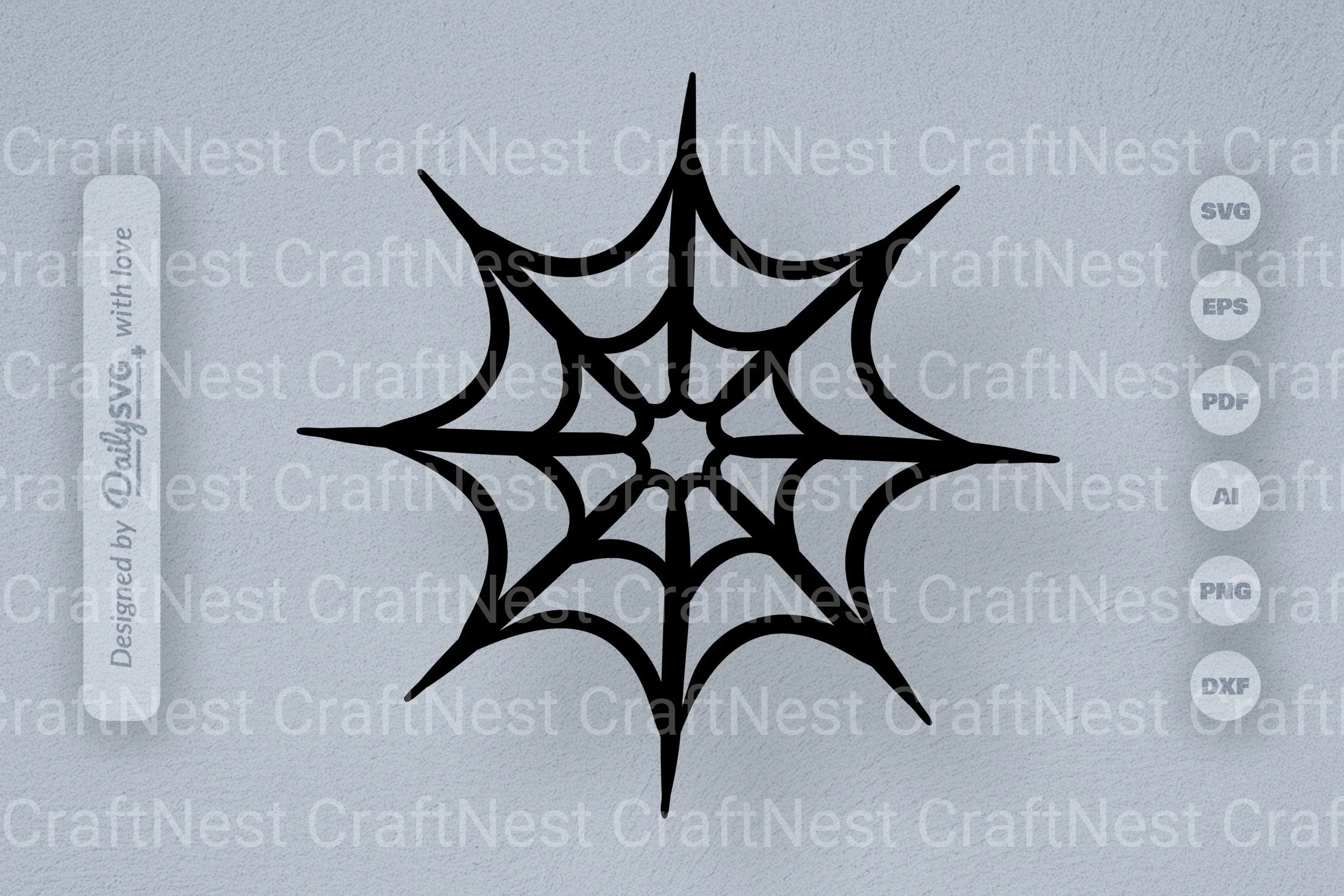 Spider Web SVG Bundle for Halloween Decor