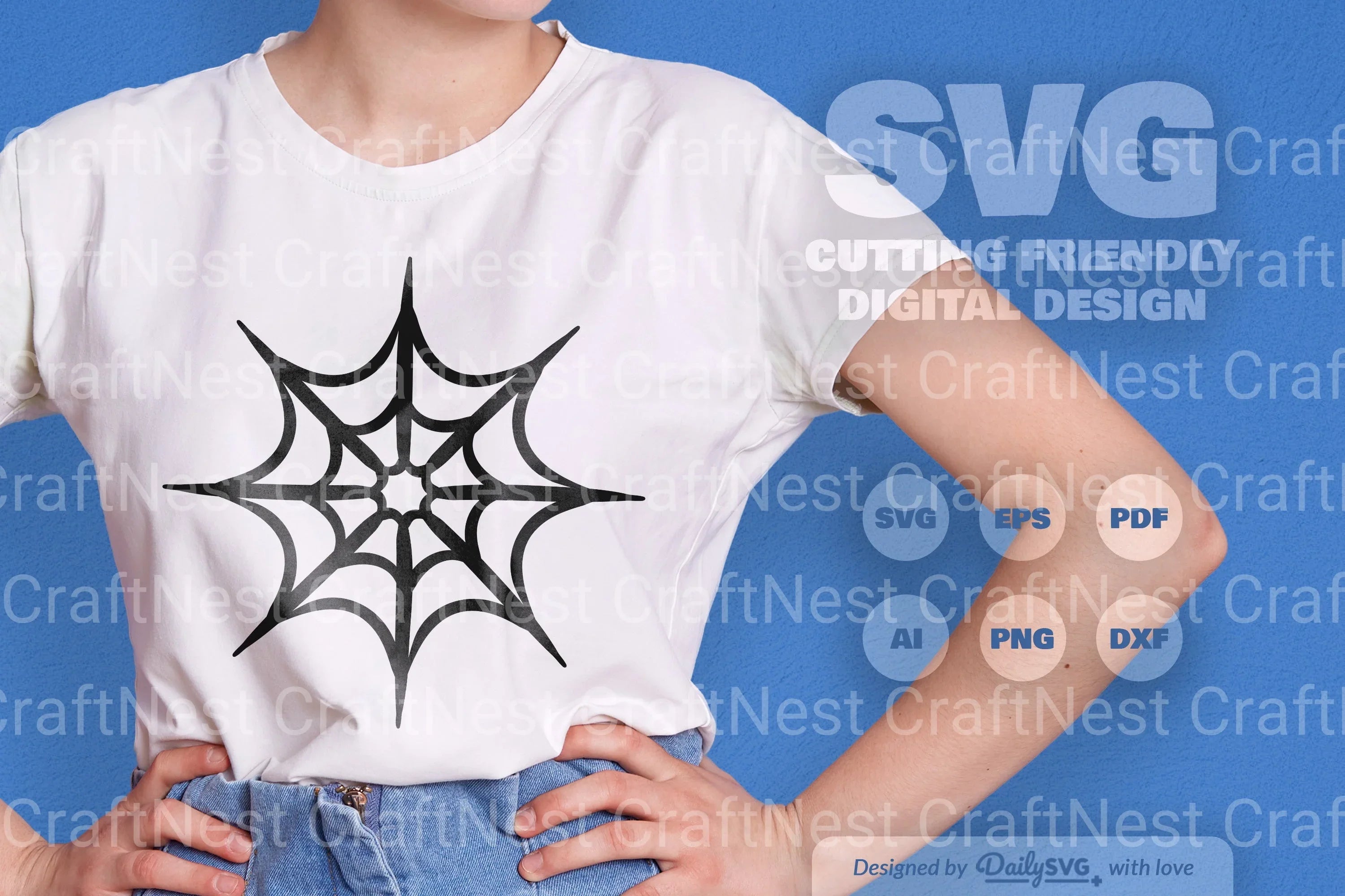 Spider Web SVG Bundle for Halloween Decor