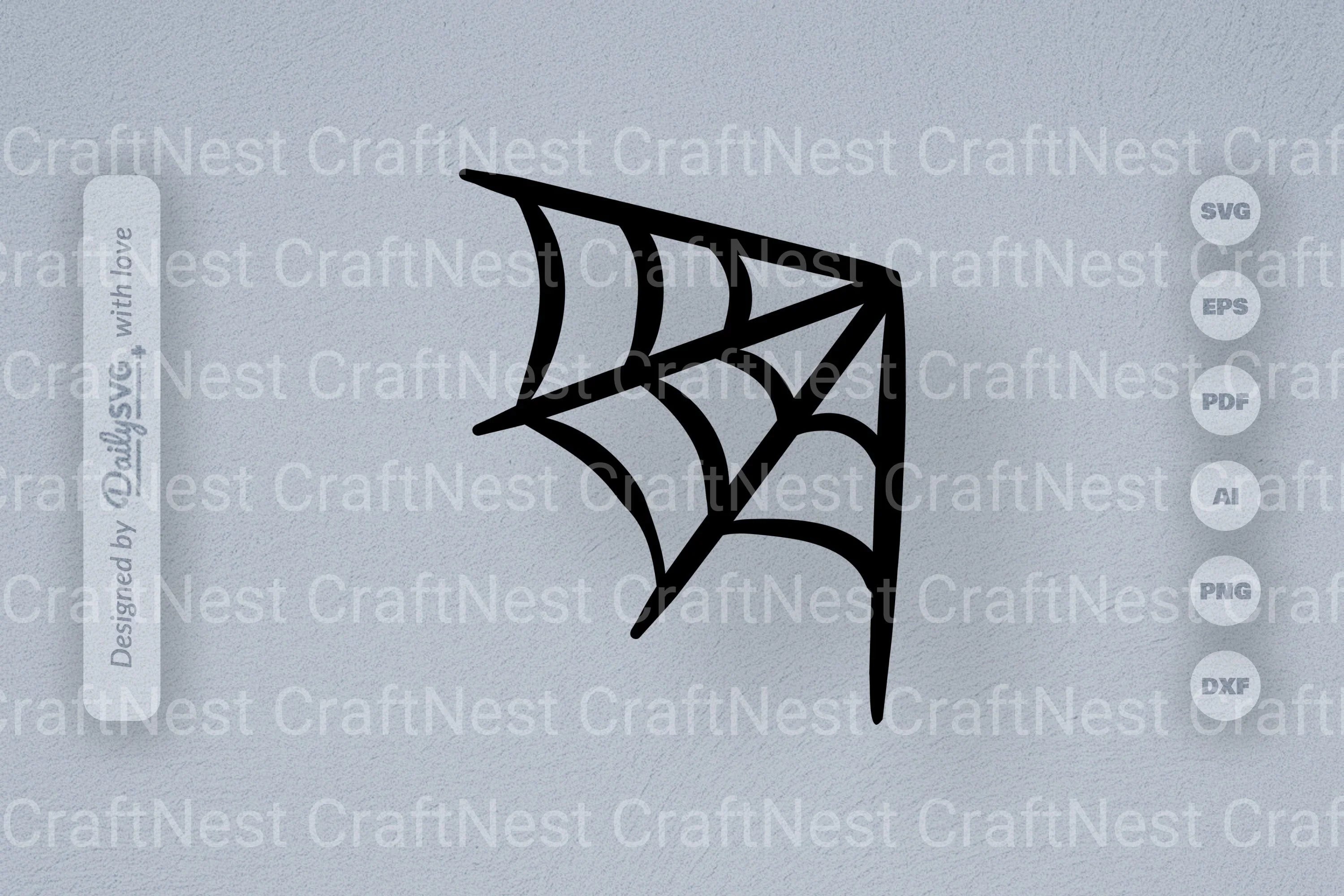 Spider Web SVG Bundle for Halloween Decor