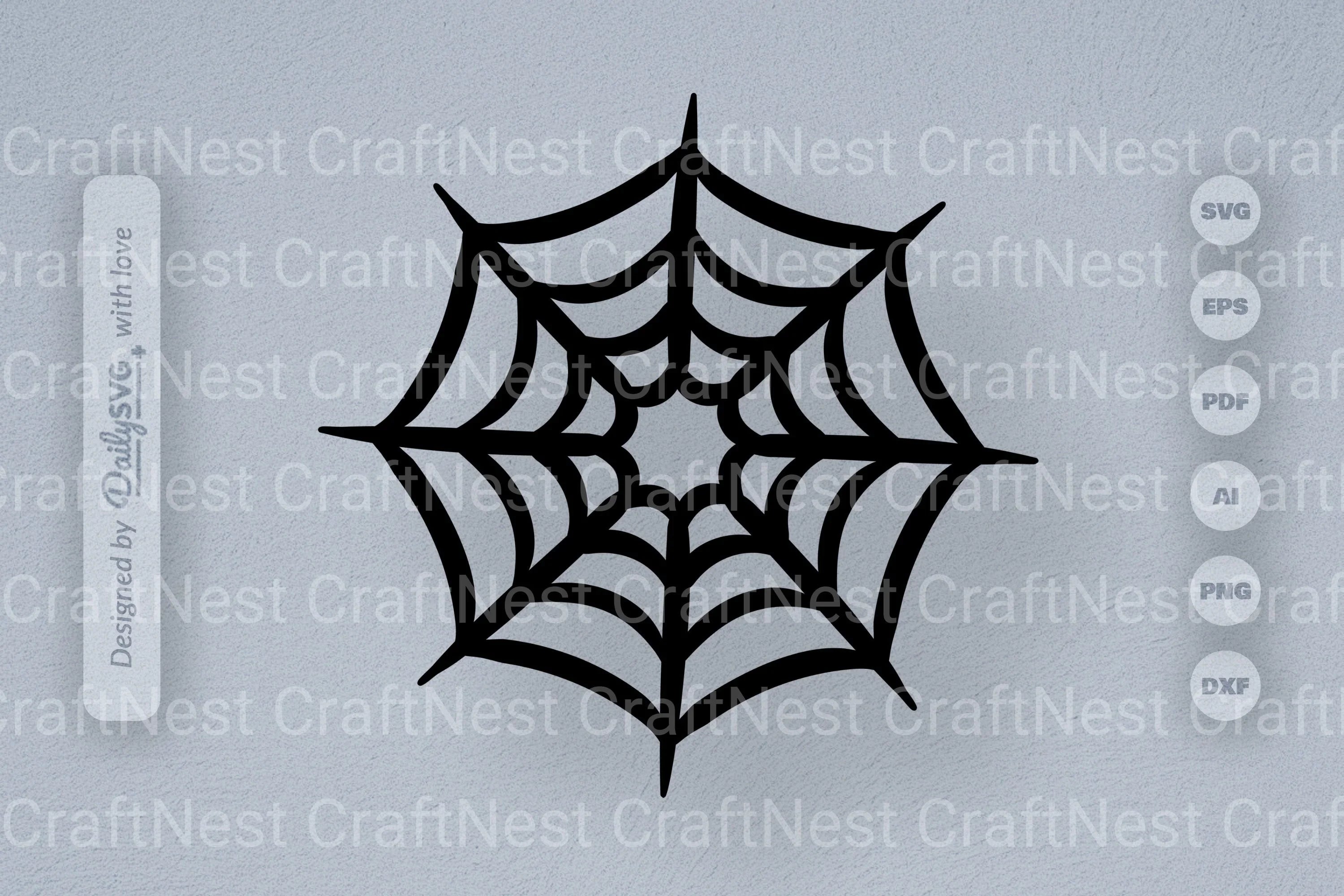 Spider Web SVG Bundle for Halloween Decor