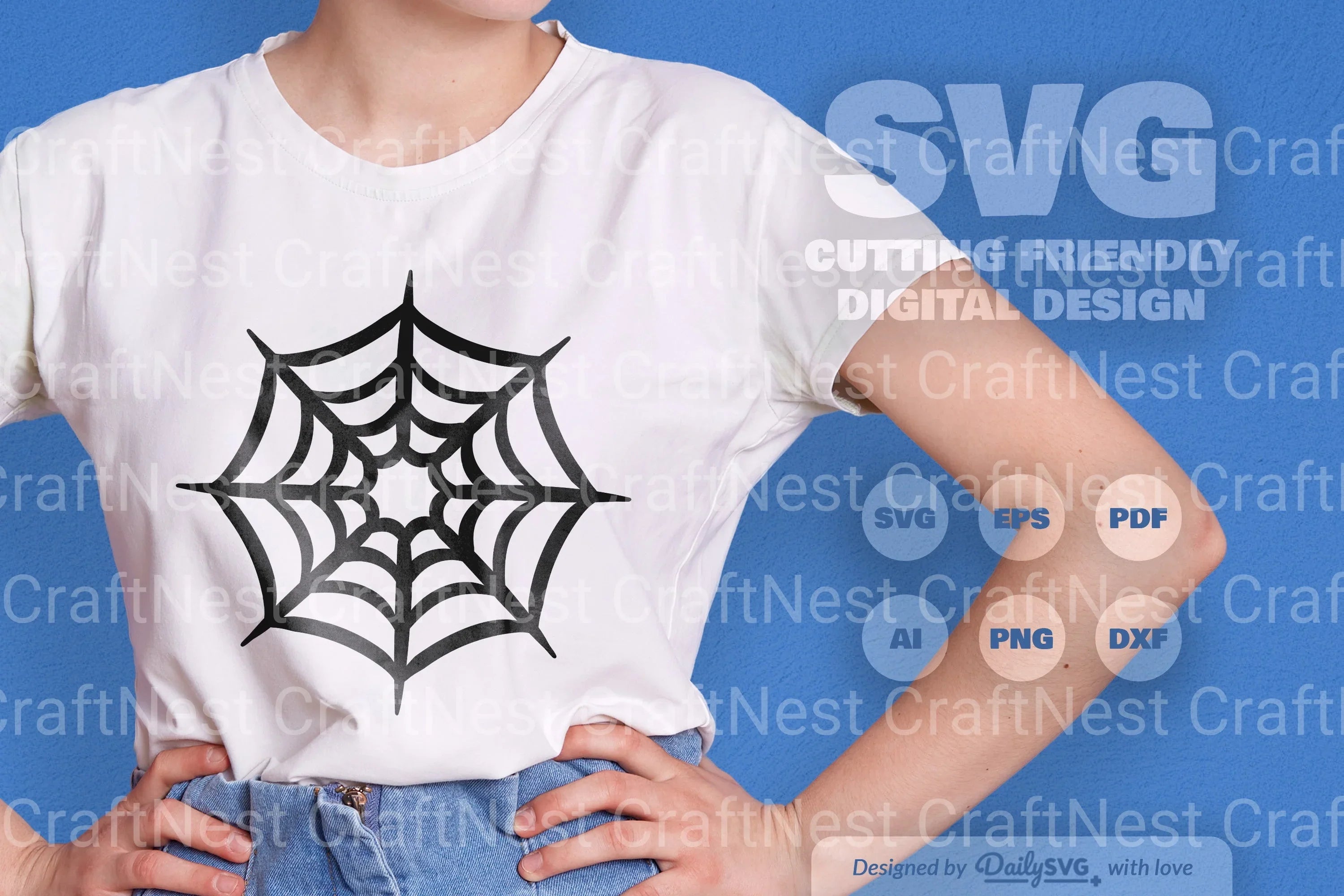 Spider Web SVG Bundle for Halloween Decor