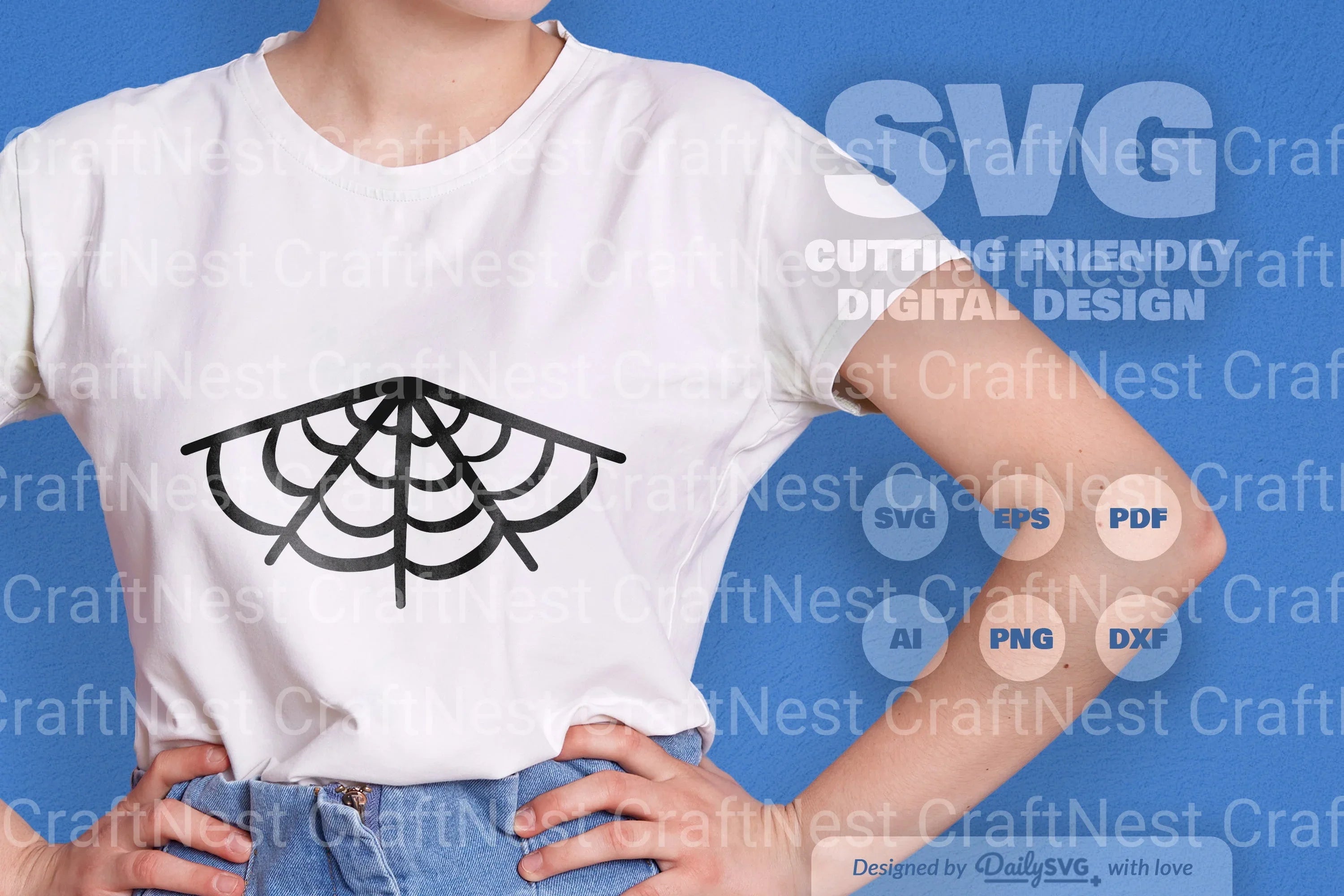 Spider Web SVG Bundle for Halloween Decor