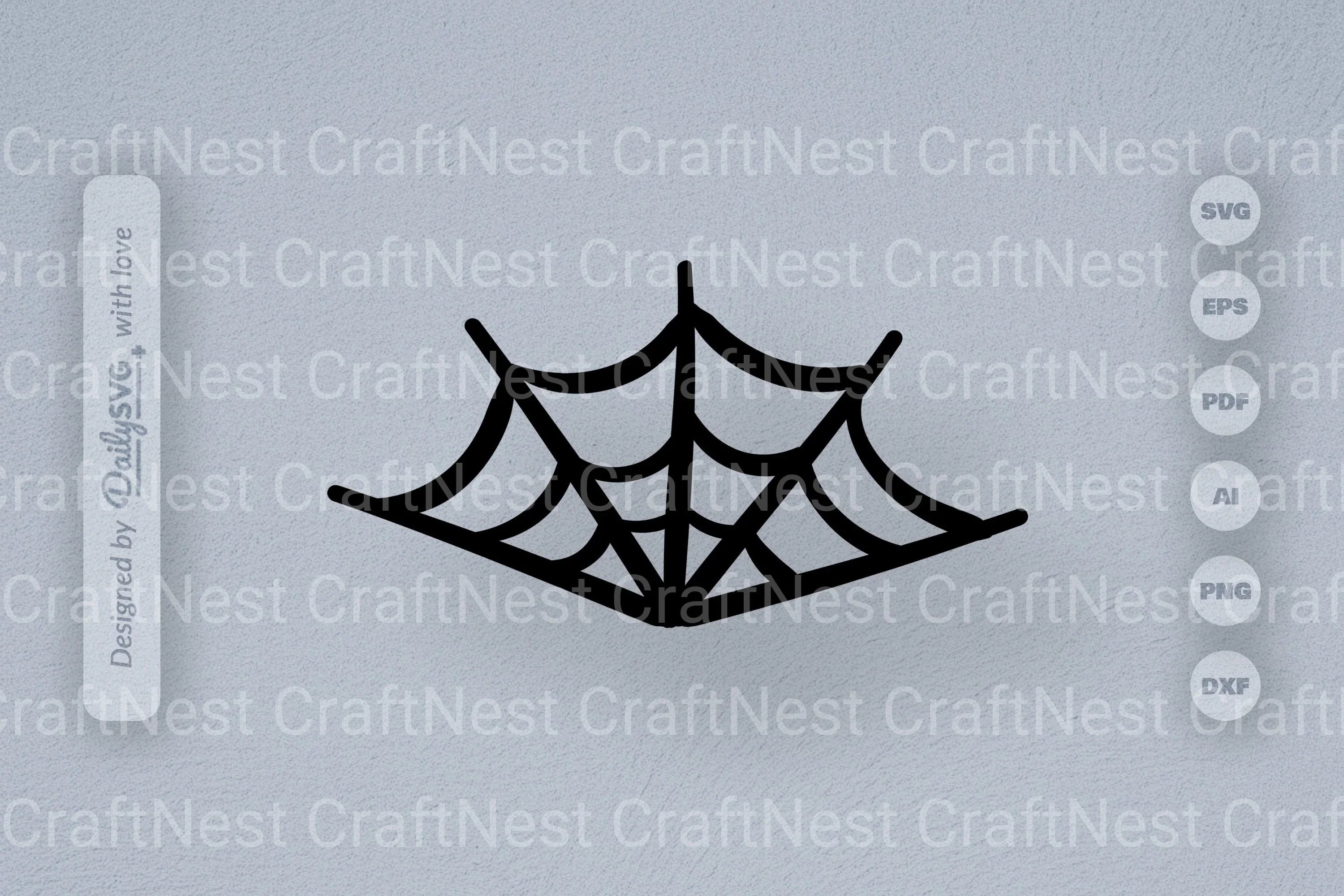 Spider Web SVG Bundle for Halloween Decor