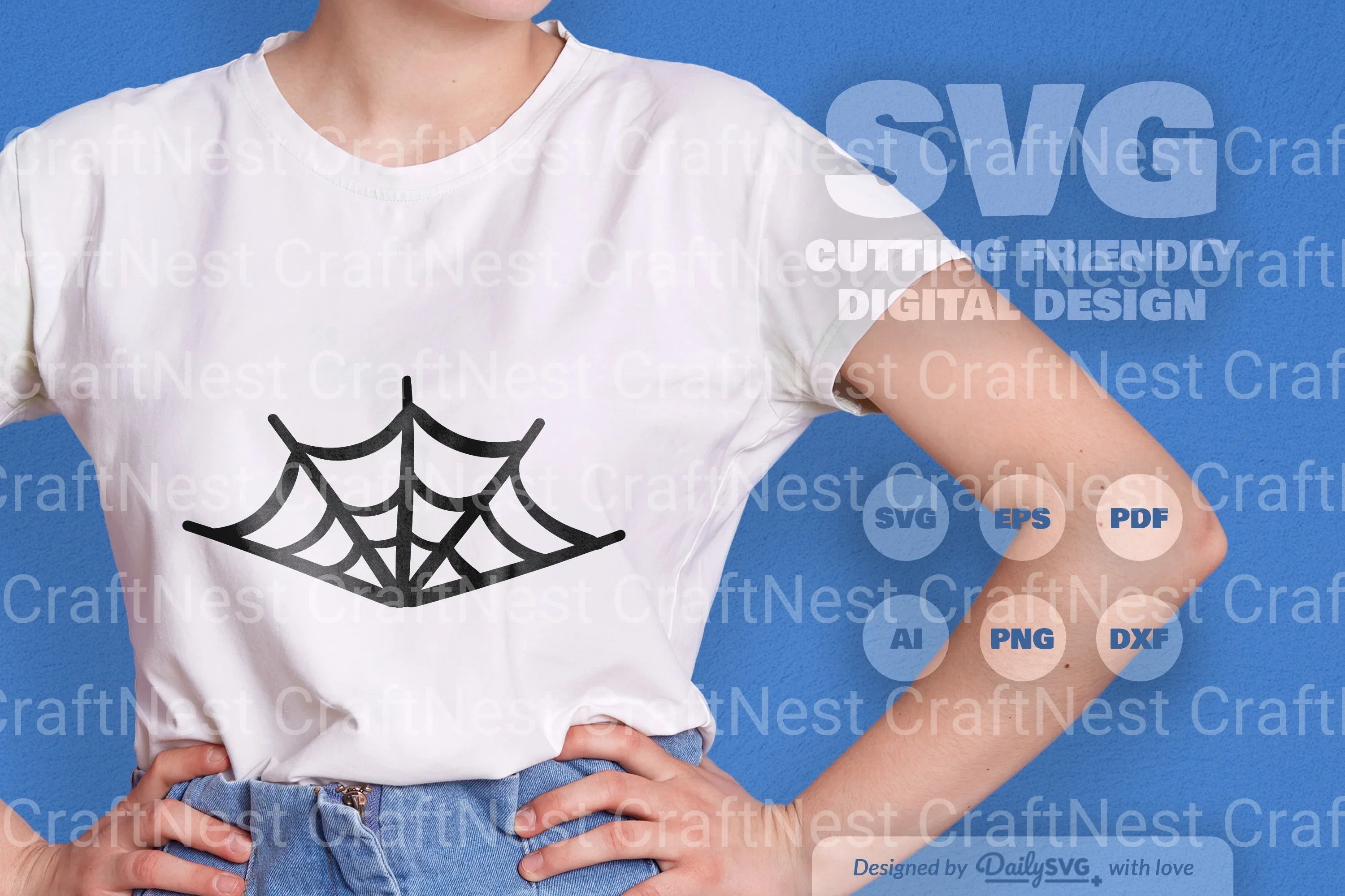 Spider Web SVG Bundle for Halloween Decor