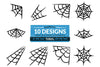 Daily SVG Bundles Spider Web Clipart