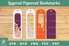 3D Spider Web Papercut Bookmarks SVG Bundle