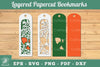 Spider Webs 3D Papercut Bookmarks SVG Bundle