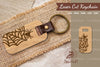 Spider Webs Laser Cut Keychain Design Bundle