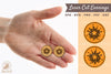 Splash Laser Cut Earrings SVG Bundle